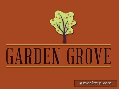 Garden Grove Dinner Reviews And Photos Walt Disney World Swan