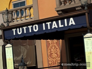 Tutto Italia Ristorante (Lunch Period Merged with Dinner)
